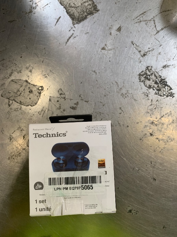 Photo 1 of Technics EAH-AZ80-A Premium Hi-Fi True Wireless Bluetooth Earbuds with Advanced Noise Cancelling - Midnight Blue