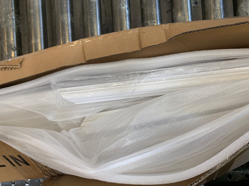 Photo 1 of Lunghaa 6-Frame Premade Accent Wall Molding Kit, Ready-to-Assemble Wainscoting Panels, Pre-Cut Chair Rail Moulding Trim for Home Décor