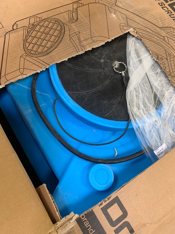 Photo 1 of BlueDri Air Shield 550 HEPA Air Scrubber, Water Damage Restoration Equipment Air Purifier, Covers 1400 Sq. Ft, Daisy Chain Capable, For Commercial Use, Blue, BD-AS-550