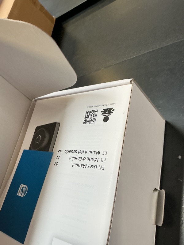 Photo 1 of Philips Built-in WiFi Smart Lock, Keyless Entry Door Lock with App, Touchscreen, Fingerprint Door Lock — Compatible with Alexa & Google, Splash-Proof Design, Includes 8 Batteries, Black