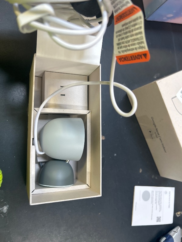 Photo 1 of Google Nest Cam Indoor (Wired, 3rd Gen) - Security Camera with 2K Video and Gemini, Night Vision, 2-Way Audio, Works with Google Home - 2025 Model - Hazel