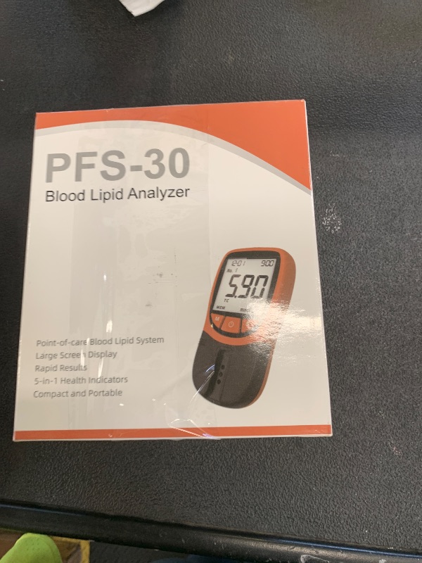 Photo 1 of 5- in-1 Lipid Test Kits with All-in-One 10ea x Profile 5-in-1 Lipid Test Strips, Cholesterol Test Kits, Cholesterol Tester Meter Kit at Home, Easy to use