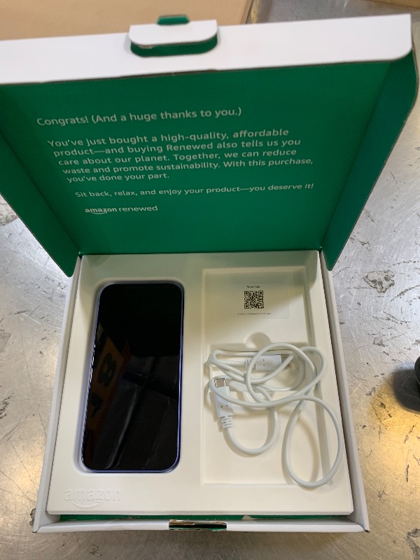 Photo 1 of Apple iPhone 16, US Version, 128GB, Ultramarine - Unlocked (Renewed Premium)