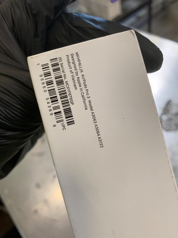 Photo 1 of Apple AirPods Pro 3 Wireless Earbuds, Active Noise Cancellation, Live Translation, Heart Rate Sensing, Hearing Aid Feature, Bluetooth Headphones, Spatial Audio, High-Fidelity Sound, USB-C Charging
