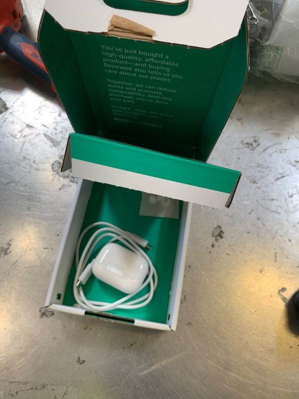 Photo 1 of Apple AirPods Pro (2nd Generation) with MagSafe Charging Case (USB-C) (Renewed Premium)