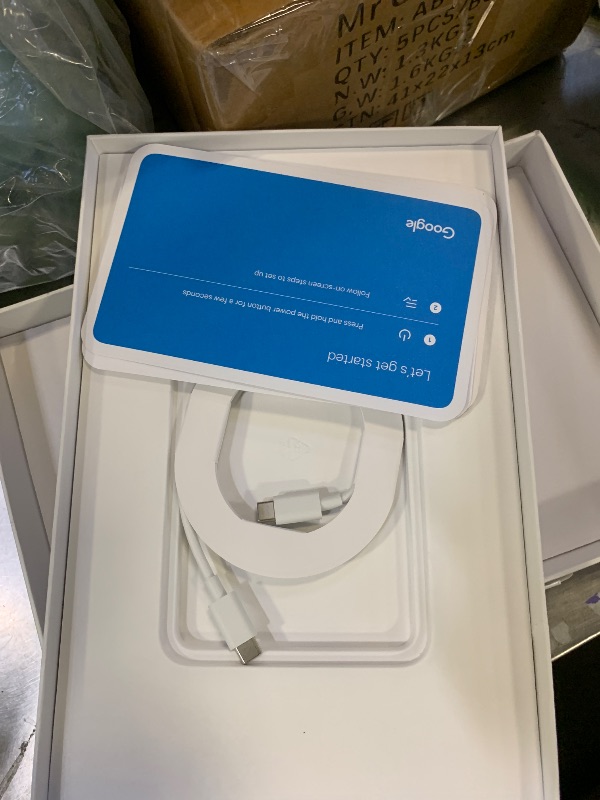 Photo 1 of Google Pixel Tablet - Android Tablet with 11-Inch Screen and Extra-Long Battery Life - Porcelain - 8 GB RAM - 256 
