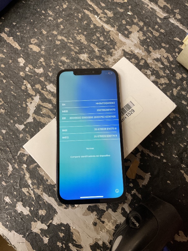 Photo 1 of Apple iPhone 12 Pro Max, 128GB, Pacific Blue - Fully Unlocked (Renewed)