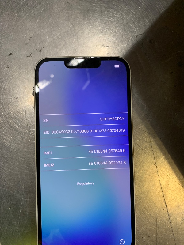 Photo 1 of Apple iPhone 14, 128GB, Starlight - Unlocked (Renewed)