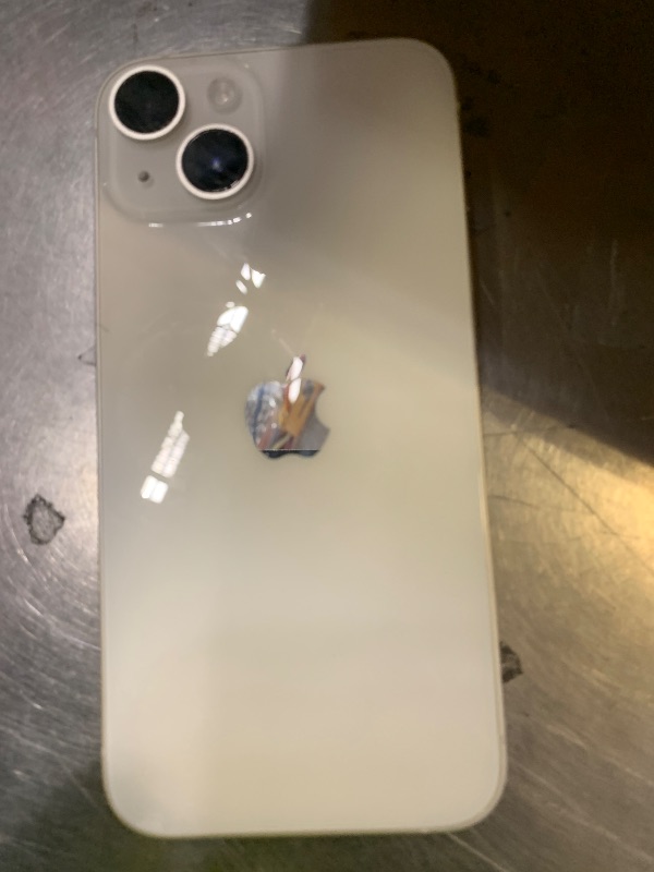 Photo 1 of Apple iPhone 14, 128GB, Starlight - Unlocked (Renewed)