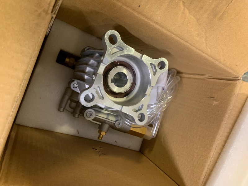 Photo 1 of YAMATIC 3/4" Shaft Horizontal Pressure Washer Pump 3400 PSI 2.5 GPM Replacement Pump for Power Washer Compatible with Homelite, Troybilt, Simpson, Karcher, Honda GC160 GC190, AR RMV 2.5G30