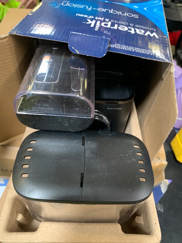 Photo 1 of Waterpik Sonic-Fusion 2.0 Professional Flossing Electric Toothbrush with Water Flosser Combo Two In One, For Daily Gum Care and Cleaning Teeth, Braces, Implants, Black SF-04CD012-4, Packaging May Vary