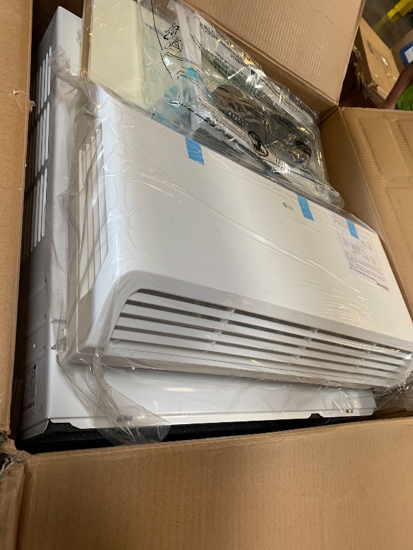 Photo 1 of LG 14,000 BTU DUAL Inverter Smart Window Air Conditioner, 115V, Cools 800 Sq. Ft. for Bedroom, Living Room, Apartment, Quiet Operation, ENERGY STAR®, works with LG ThinQ, Amazon Alexa and Hey Google