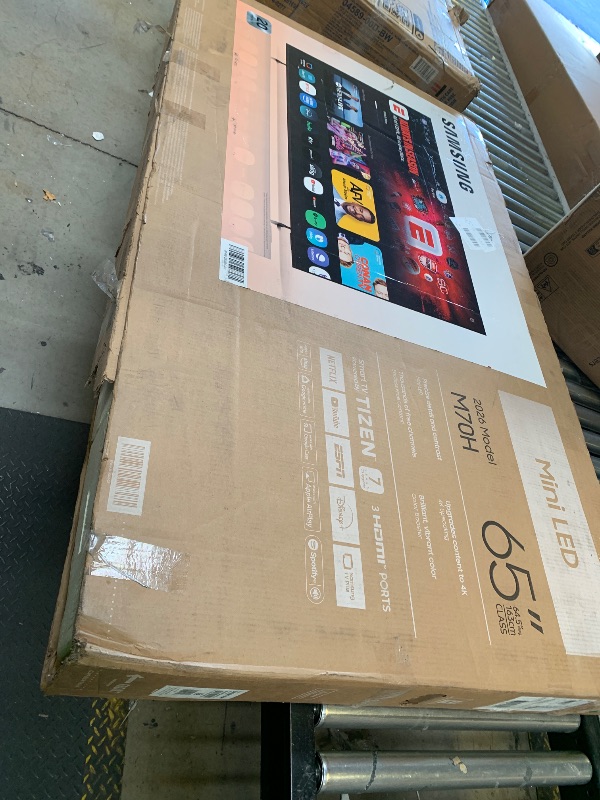 Photo 1 of Samsung 65-Inch Class Mini LED M70H Series Samsung Vision AI Companion Smart TV (2026 Model, 65M70H) LED Processor 4K, Pure Spectrum Color, Motion Xcelerator + DLG 120Hz (minor scratches)