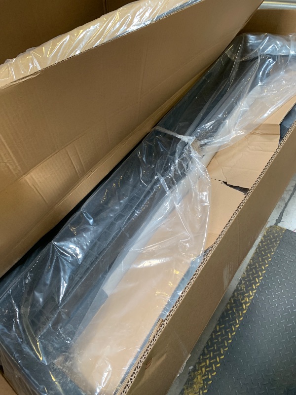Photo 1 of 10L0L Golf Cart Rear Flip Seat Kit for EZGO RXV/Freedom RXV Gas and Electric Model 2008-up, Steel Frame and Folding Seat Cushion-Tan