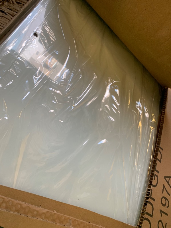 Photo 1 of Amazon Basics Glass Dry-Erase Board, Magnetic Frameless Whiteboard, 96W" x 48H"