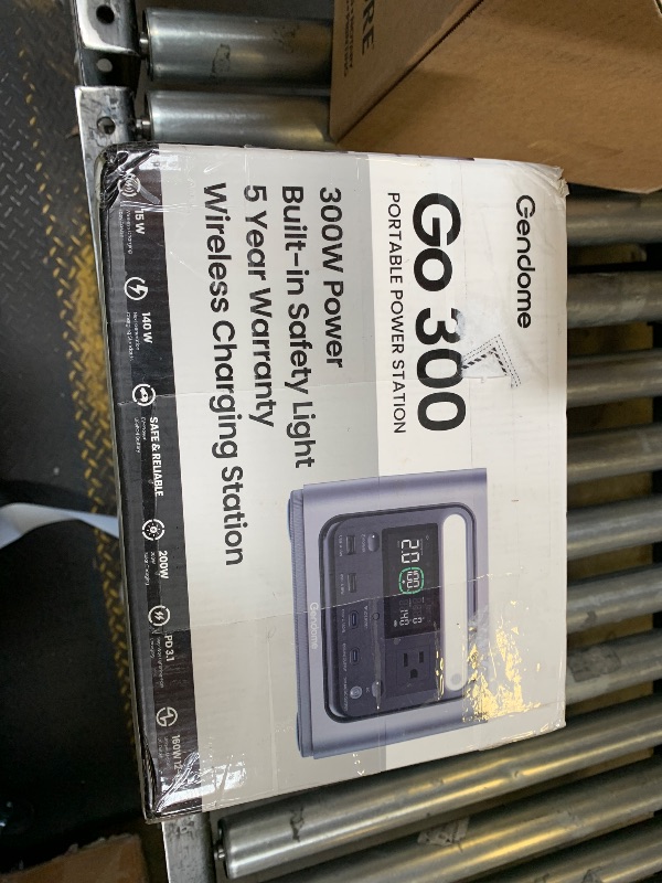 Photo 1 of Portable Power Station 300W, 600W Peak Backup LiFePO4 Battery 192Wh with 10ms UPS, 1Hr Fast Charge Solar Generator with 120V AC Outlet for Camping Emergency Travel Home Blackout