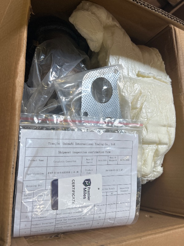 Photo 1 of PREMIER MILES Catalytic Converter Compatible with Toyota Camry 2.4L 2007 2008 2009 (For Gasoline Engine Only)(Not for Hybrid)(Front)(EPA Compliant?