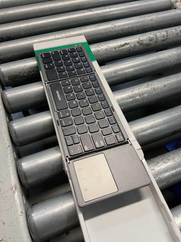 Photo 1 of ***DOES NOT HAVE RGB***Samsers Full-Size Backlit Foldable Bluetooth Keyboard with Touchpad, Gray