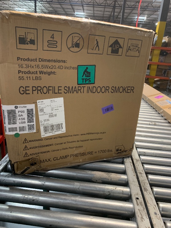 View 3 of ***FACTORY SEALED - OPENED FOR INSPECTION***GE Profile™ Smart Indoor Pellet Smoker, with Active Smoke Filtration, 5 Smoke Control Settings, WiFi Connected, Electric, Countertop BBQ Appliance, BlackN5F
