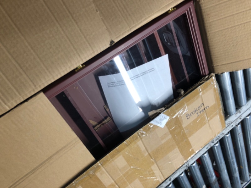 View 3 of *** BROKEN SHELF***
Tatuo Model Car Display Case 1/64 Scale Model Car Display Case Cabinet Rack 26.5" x 18.75" x 3.25" Large Diecast Wall Mounted for Toy Collection Decor(Walnut,with Door)