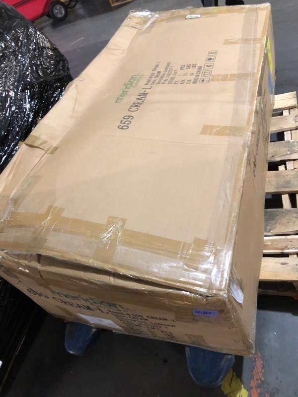 View 5 of ***TRUCK/TRAILER PICKUP ONLY***
Meridian Furniture Ritz Cream Velvet Loveseat 67" W