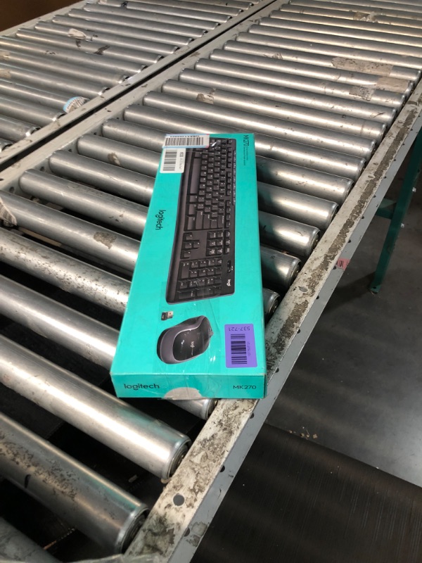 View 3 of *** MISSING MOUSE ***
Logitech MK270 Wireless Keyboard and Mouse Combo - Black