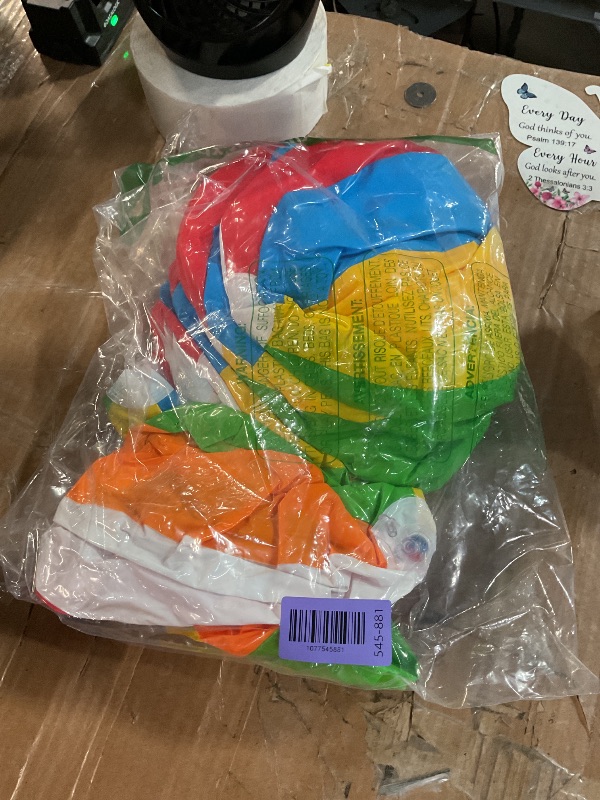 View 2 of ***STOCK IMAGE FOR REFERENCE***
** only comes with three or four **
JOYIN 12-Pack 12“ Beach Balls - Bulk Classic Beachball Inflatable Swimming Pool Toys for Games Adults Kids Birthday Party Supplies Combo Set, Rainbow Color Blow Up Luau Decorations Favors
