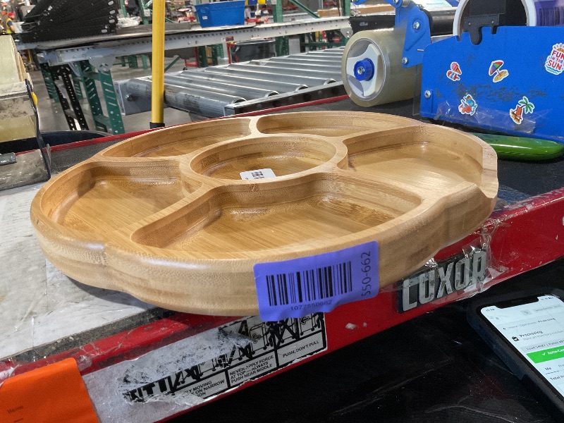 View 2 of ***MINOR DAMAGE***
Cididu 12'' Lazy Susan Serving Tray
