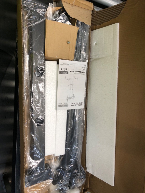Photo 1 of ***Missing Hardware*** River Mobile TV Cart Rolling TV Stand for 32-83 Inch Screens up to 110lbs