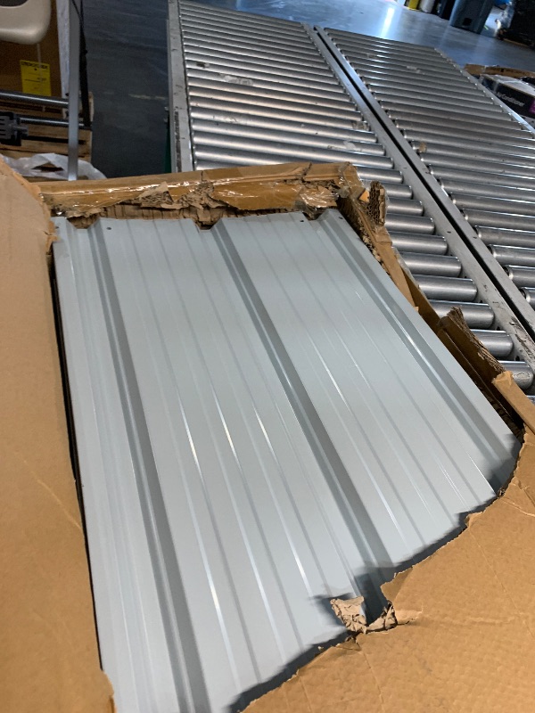 Photo 1 of ***STOCK PHOTO FOR REFERENCE ONLY ***Garvee Ribbed Metal Roofing Panels,W, 20 Pcs
