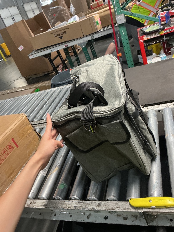 Photo 1 of *** STOCK PHOTO FOR REFERENCE ONLY***X-LARGE Carrying Case, Portable Sewing Machine Storage Bag with Carrying Handle, Shoulder Strap, Luggage Sleeve, Large Sewing Organizer Tote Bag for Most Standard Machines
