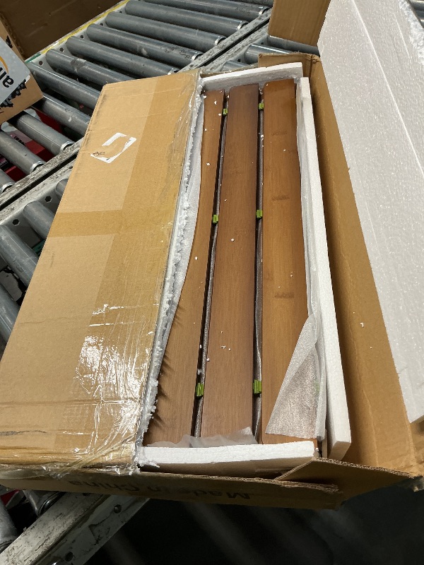 Photo 1 of ***STOCK PHOTO FOR REFERENCE ONLY***Gashell Wire Shelf Covers, Bamboo Wire Rack Covers, 24"W x 12"D (4pk)
