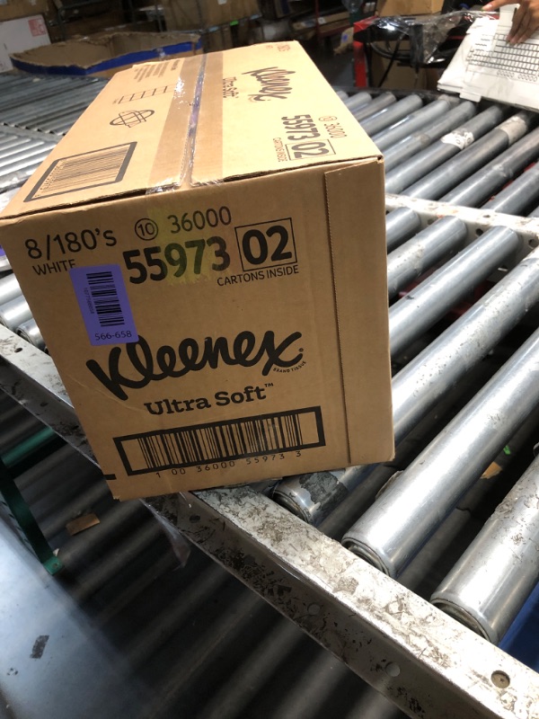 Photo 1 of ***FACTORY SEALED ***
Kleenex Ultra Soft Facial Tissues, 8 Flat Boxes, 180 Tissues per Box