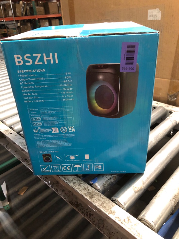 Photo 1 of ***FACTORY SEALED ***
BSZHI B78 Karaoke Machine with 2 Wireless Microphones