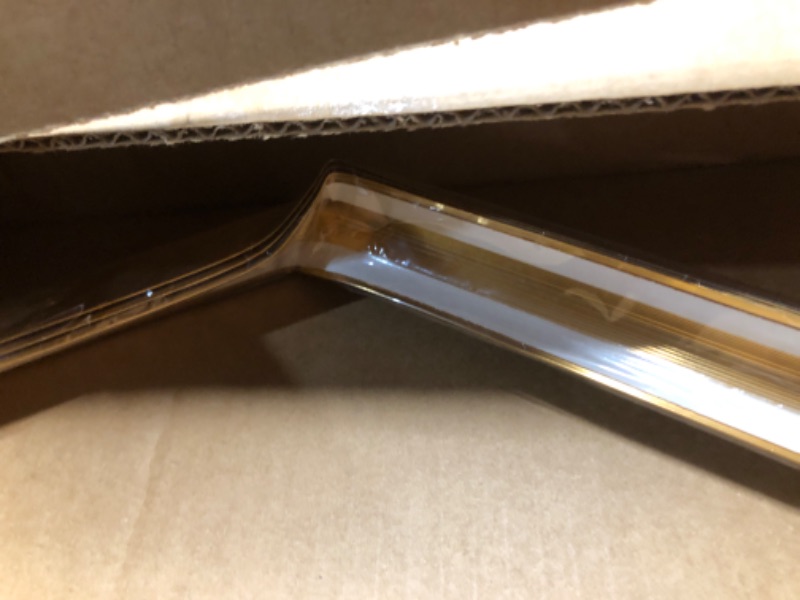 Photo 1 of ***DAMAGED - SEE NOTES/PICTURES***Trimold Aluminum L-Molding Corner Guards - Brushed Gold