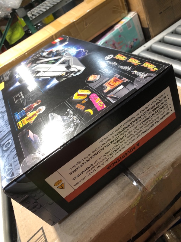 Photo 1 of ***FACTORY SEALED ***
LEGO Icons Back to the Future Time Machine 10300 DeLorean Model Car Kit