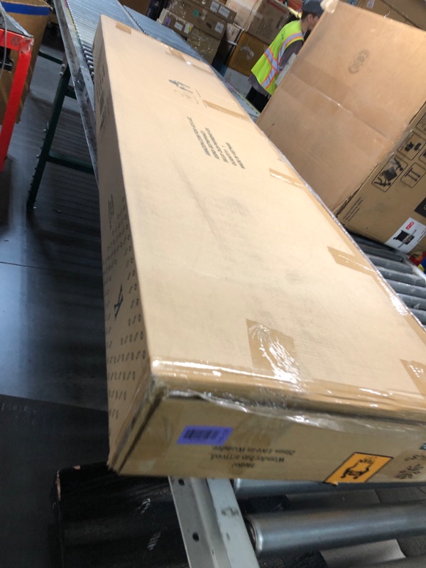Photo 1 of ***FACTORY SEALED ***Zinus Vivek Wood Platform Bed Frame with Headboard, King, Antique Espresso