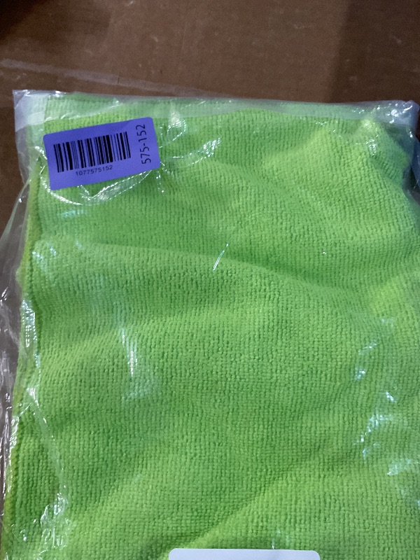 Photo 1 of ****partial set price adjusted ****USANOOKS Microfiber Cleaning Cloth Light Green - 12 Pcs 12.5"x12.5" - High Performance - 1200 Washes, Ultra Absorbent Towels Weave Grime & Liquid for Streak-Free Mirror Shine - Car Washing Cloth