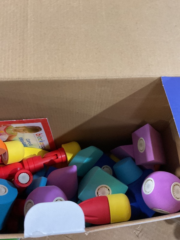 Photo 1 of ***MISSING A LOT OF PIECES**Blockaroo Magnetic Foam Building Blocks 50-Piece Set for Toddlers