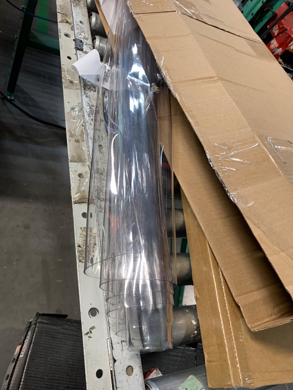 Photo 1 of ***STOCK PHOTO FOR REFERENCE ONLY***
Clear Vinyl for Sewing, Clear PVC Vinyl Roll 11.8" x 48"