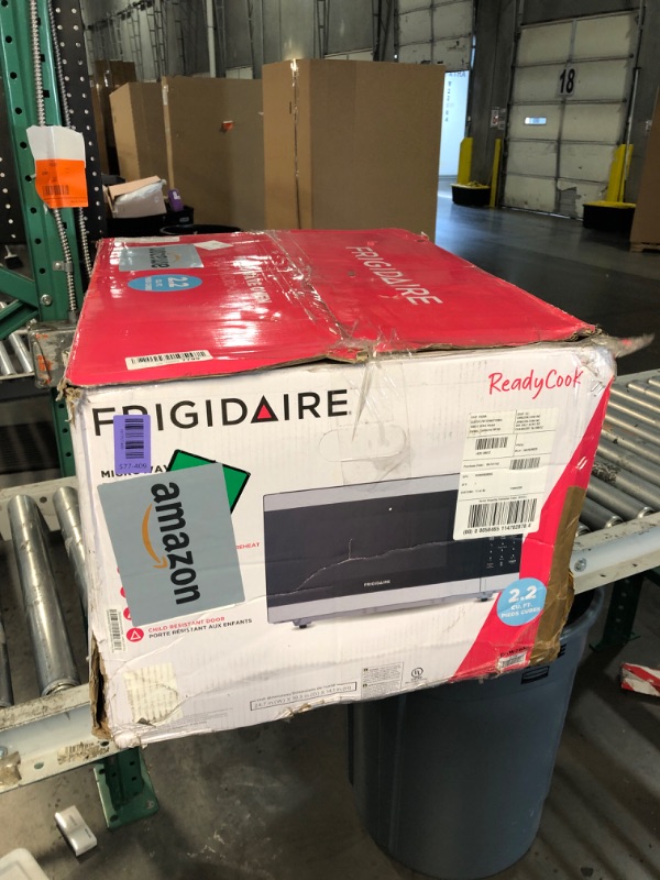 View 2 of ***FACTORY SEALED - OPENED FOR INSPECTION***
FRIGIDAIRE 2.2 Cu. Ft. Stainless Steel Microwave Oven, Multi Function, Programmable, 1,200 Watts
