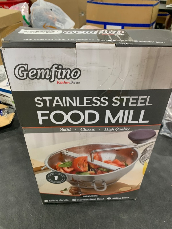 Photo 1 of Stainless Steel Food Mills With 3 Milling Discs,Ergonomic design Of Rotary Food Mills For Tomato Sauce,Potatoes,Jams,Stainless Steel Handle and Dishwasher Safe,Includes Multifunctional Spoon