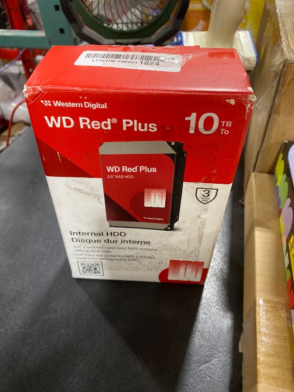 Photo 1 of Western Digital 10TB WD Red Plus NAS Internal Hard Drive