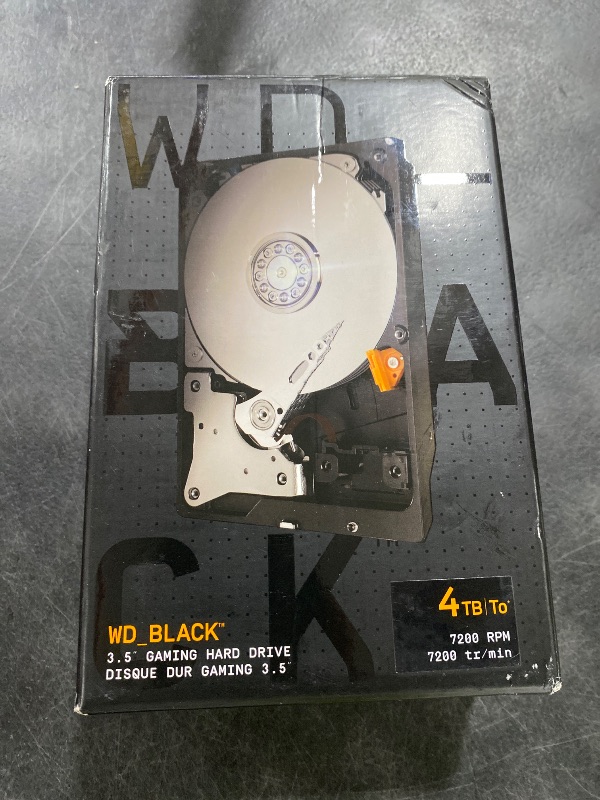 Photo 1 of Western Digital 4TB WD Black Gaming Internal Hard Drive HDD
