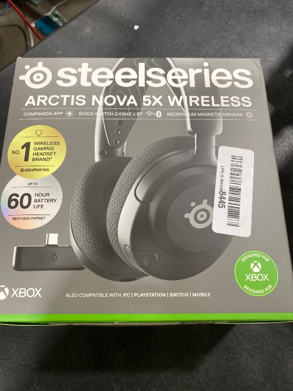 Photo 1 of SteelSeries Arctis Nova 5X Wireless Gaming Headset