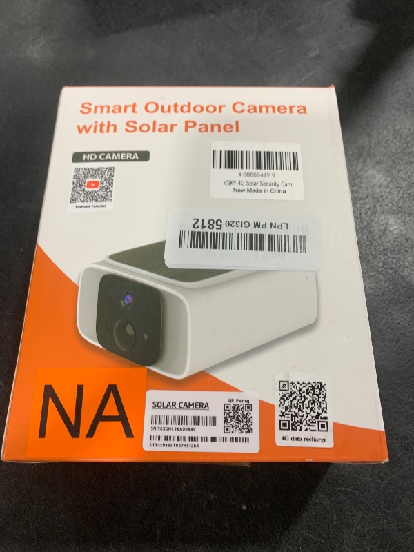 Photo 1 of VSKY BT26 4G LTE Cellular Security Camera