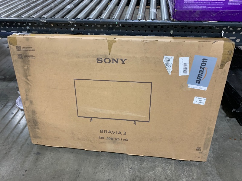Photo 1 of Sony 50 Inch BRAVIA 3 LED 4K HDR Smart Google TV