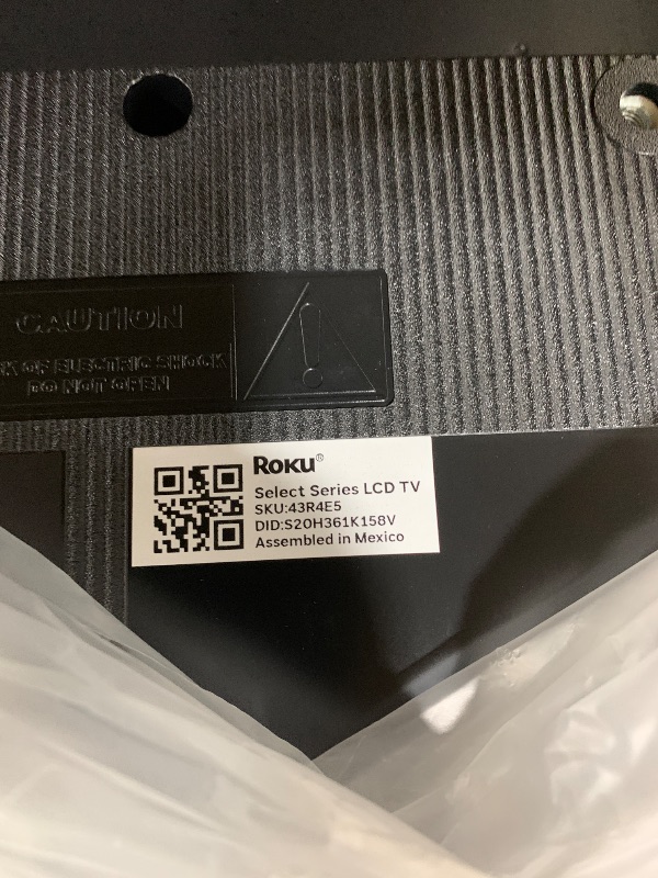 Photo 1 of Roku 43-Inch Select Series Smart TV 2026-4K HDR TV - RokuTV
