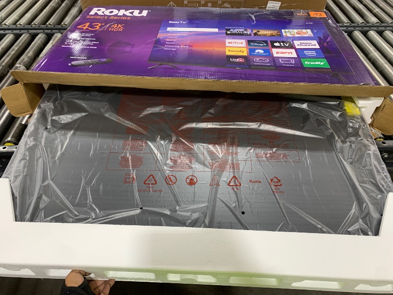 Photo 1 of Roku 43-Inch Select Series Smart TV 2026-4K HDR TV - RokuTV
