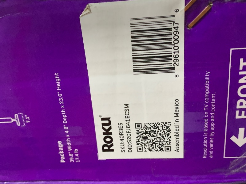 Photo 1 of Roku 40-Inch Select Series Smart TV 2026-1080p Full HD TV - RokuTV